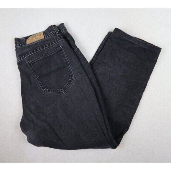 VINTAGE DENIM RIDERS - WOMEN'S GRAY BLACK HIGH WAIST MOM JEANS - SIZE 14 - Picture 1 of 9